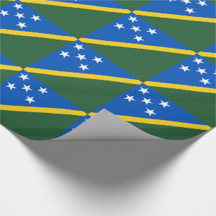 Papel De Regalo Bandera de Islas Salomón