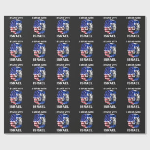 Papel De Regalo Bandera de Israel y Estados Unidos León _ Me mante