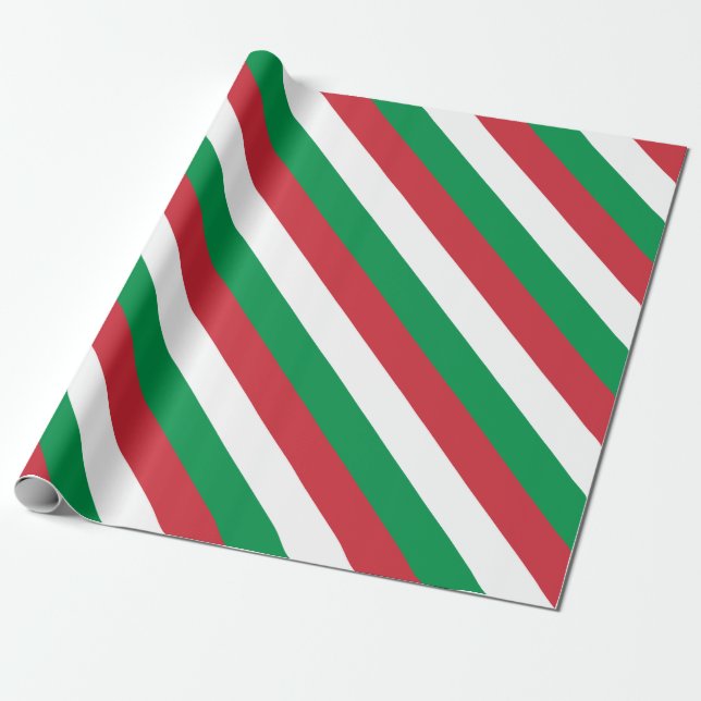 Papel De Regalo Bandera de Italia (Desenrollado)