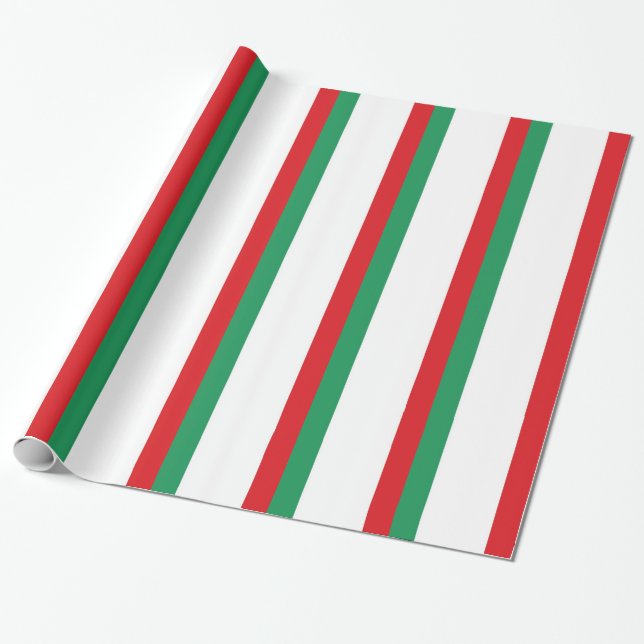 Papel De Regalo Bandera de Italia (Desenrollado)