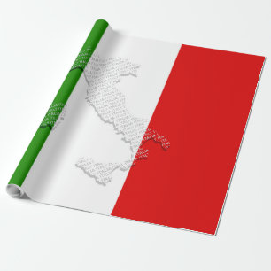 Papel De Regalo Bandera de Italia