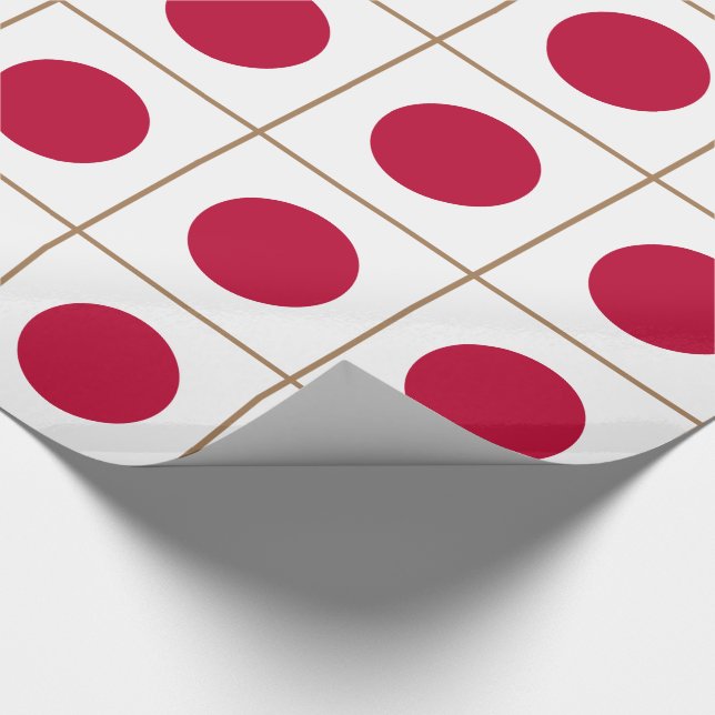 Papel De Regalo Bandera de Japón (Esquina)