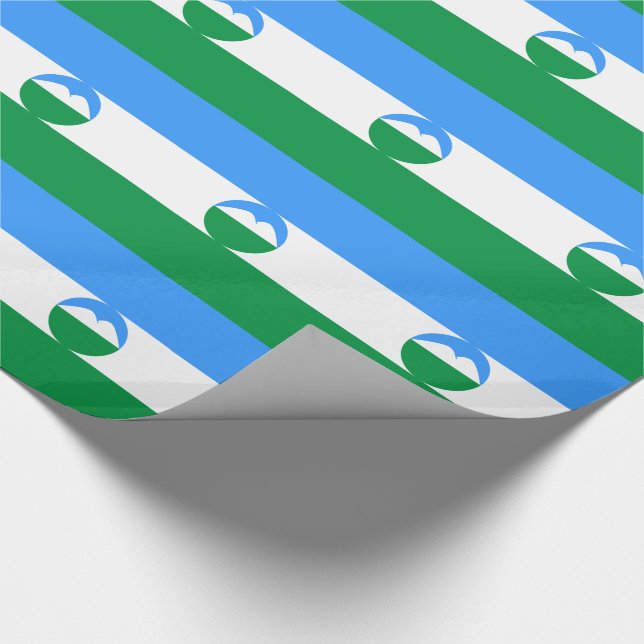 Papel De Regalo Bandera de Kabardino Balkaria (Esquina)