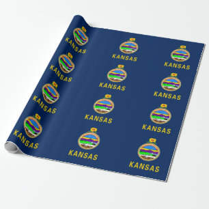 Papel De Regalo Bandera de Kansas