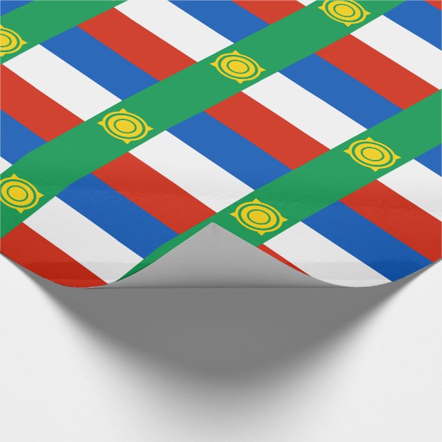 Papel De Regalo Bandera de Khakassia (Esquina)