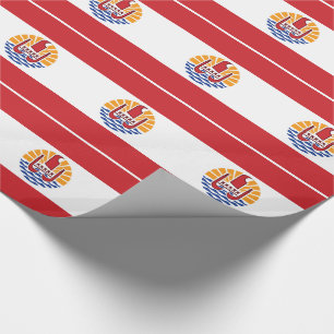 Papel De Regalo Bandera de la Polinesia Francesa