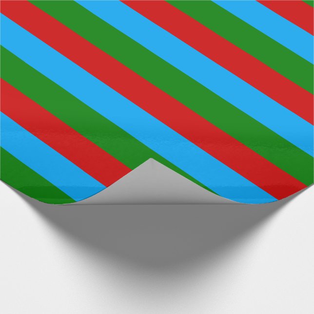 Papel De Regalo Bandera de la República de Karelia (Esquina)