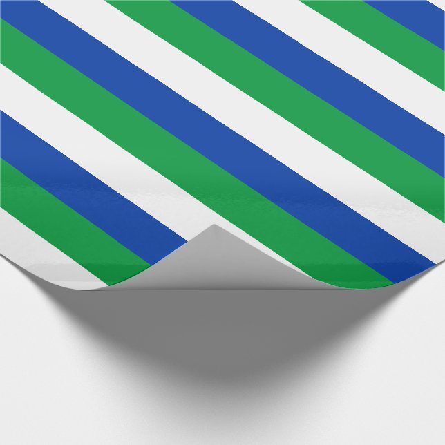 Papel De Regalo Bandera de la República de Komi (Esquina)
