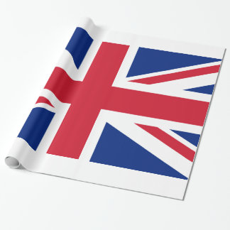 Papel De Regalo Bandera de la Unión Británica del Reino Unido