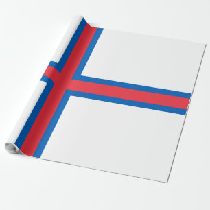 Papel De Regalo Bandera de las Islas Feroe