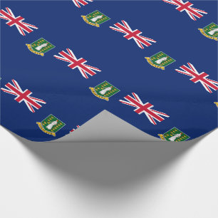 Papel De Regalo Bandera de las Islas Vírgenes Británicas
