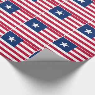 Papel De Regalo Bandera de Liberia