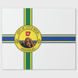Papel De Regalo Bandera de Little Rock (Arkansas)