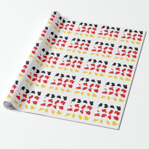 Papel De Regalo Bandera de los Estados alemanes