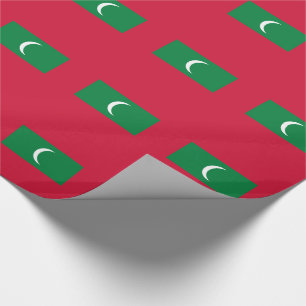 Papel De Regalo Bandera de Maldivas