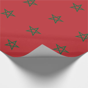 Papel De Regalo Bandera de Marruecos