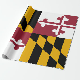 Papel De Regalo Bandera de Maryland