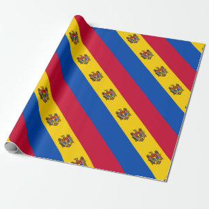 Papel De Regalo Bandera de Moldavia