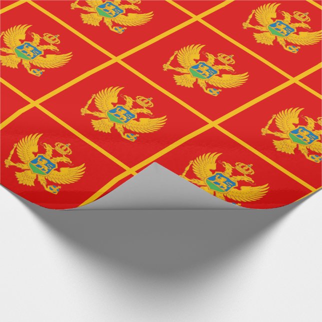 Papel De Regalo Bandera de Montenegro