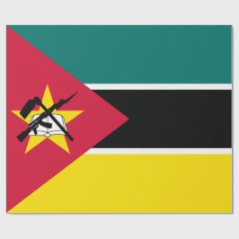 Papel De Regalo Bandera de Mozambique (Bandera nacional) (África)