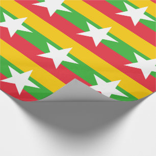 Papel De Regalo Bandera de Myanmar