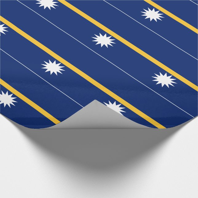 Papel De Regalo Bandera de Nauru (Esquina)