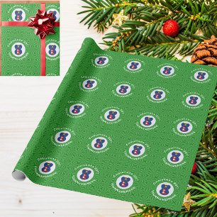 Papel De Regalo Bandera de Navidad Personalizada Angel Nepali