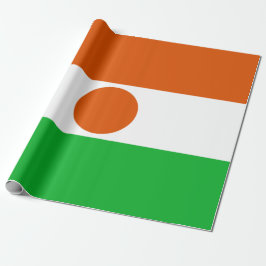 Papel De Regalo Bandera de Níger (país africano)