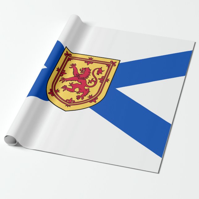 Papel De Regalo Bandera de Nueva Escocia (provincia canadiense) (Desenrollado)