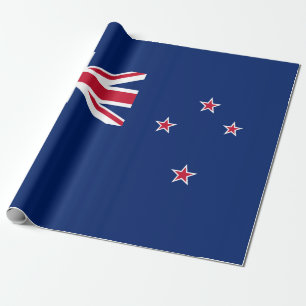 Papel De Regalo Bandera de Nueva Zelanda (NZ)