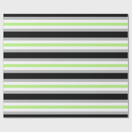 Papel De Regalo Bandera de Orgullo Agénero – Identidad Agénero LGB