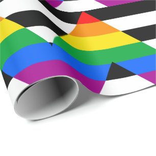 Papel De Regalo Bandera de Orgullo Aliado