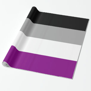 Papel De Regalo Bandera de Orgullo Asexual