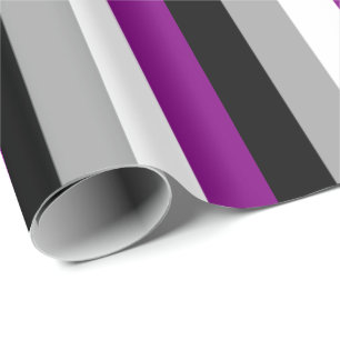 Papel De Regalo Bandera de Orgullo Asexual Vertical