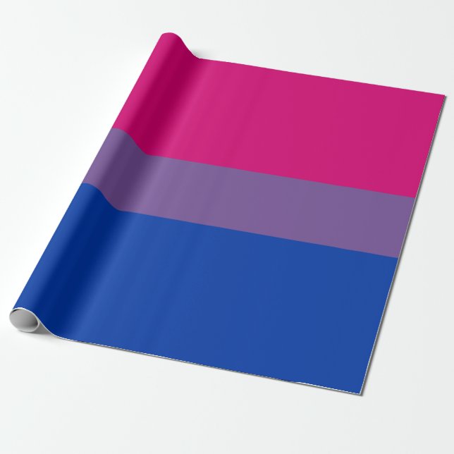 Papel De Regalo Bandera de orgullo bisexual (Desenrollado)