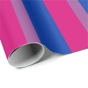 Papel De Regalo Bandera de orgullo bisexual vertical