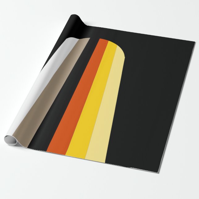 Papel De Regalo Bandera de Orgullo de Cabello Largo (Desenrollado)