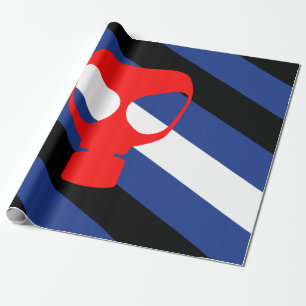Papel De Regalo Bandera de Orgullo de Máscara