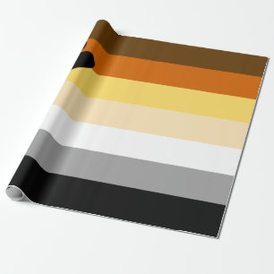 Papel De Regalo Bandera de Orgullo de Osos