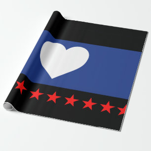 Papel De Regalo Bandera de Orgullo de Pie