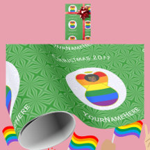Bandera de orgullo gay africana ángel navidad pers