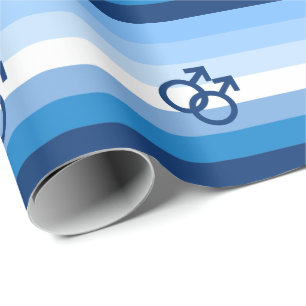 Papel De Regalo Bandera de orgullo gay masculino MLM