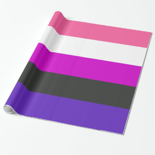 Papel De Regalo Bandera de orgullo genderfluid