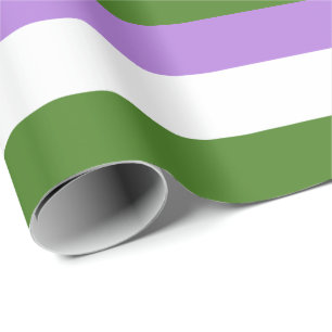 Papel De Regalo Bandera de orgullo Genderqueer