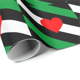 Papel De Regalo Bandera de Orgullo Leather Boi