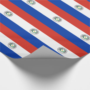 Papel De Regalo Bandera de Paraguay