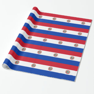 Papel De Regalo Bandera de Paraguay