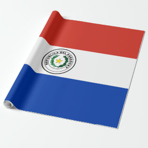 Papel De Regalo Bandera de Paraguay