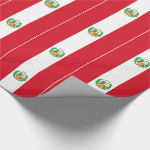 Papel De Regalo Bandera de Perú
