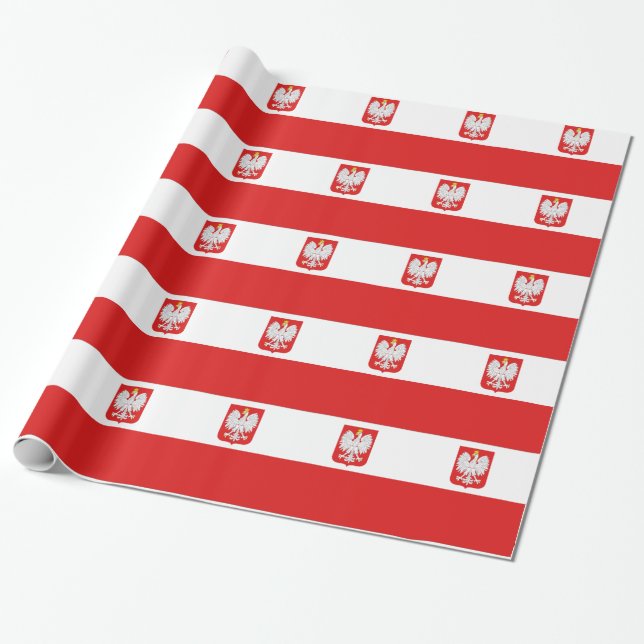 Papel De Regalo bandera de polo (Desenrollado)